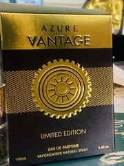 perfume for men AZURE VANTAGE 100ml 3.4fl.oz Long Lasting natural Spray Best