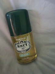 Vintage Brut 33 Splash On Cologne 4.2 oz Faberge Flask Bottle NOS Strong Scent