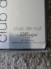 Armaf Unisex Club De Nuit Sillage EDP Spray 3.6 oz Fragrances Sealed