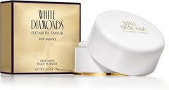 Body Powder for Women, Fragrance with Body Puff, White Diamonds, 2.6 Oz