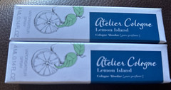 Lemon Island by Atelier Cologne for Unisex 0.14oz Cologne Absolue Spray set 2