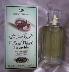 Al Rehab Choco Musk Pistachio EDP Spray 1.65 Fl Oz (50 ml)
