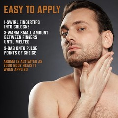 Men’s Cologne 4Pack Spiced Vanilla, Sweet Tobacco, Oud, Bergamot Wax Balm