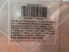 Off-White Solution No. 3 Eau de Parfum, 100ml, 3.3 fl.oz Unisex, New Sealed