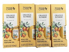 4x Orange Sunrise ☀️ Roll-On Perfume Oil 0.33 fl oz Each – Fresh Citrus Scent