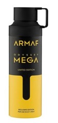 ARMAF ODYSSEY MEGA PERFUMED BODY SPRAY 6.8 OZ FOR MEN (NEW WITHOUT BOX)
