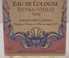 2 New Bottles Of Laboratoires Cadentia Eau De Cologne Extra-Vieille Rose France