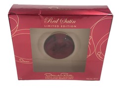 Oscar De La Renta Red Satin Solid Perfume 0.10 Oz. Perfumed Pearly Veil