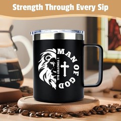 Christian Gifts for Men Faith Based Religious Gift Set 6 Piece Bible Verse Mu…