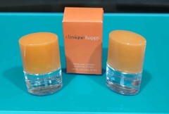 Lot of 2 CLINIQUE HAPPY Perfume Spray Deluxe Sample Size .14 fl oz/4ml NEW