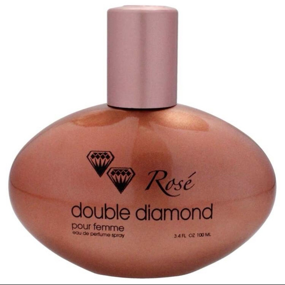 Double Diamond Rose EDP Perfume for Women 3.4 oz 100ml Spray New