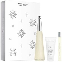 ISSEY MIYAKE L’EAU DISSEY 3 PC GIFT SET WOMEN – 3.3 OZ + 0.33 OZ EDT + 1.7 OZ BL