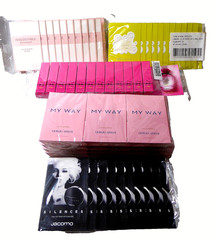 100 DESIGNER PERFUMES#4 ~5 DIFFERENT SCENTS 20 EA=100 OUI BOSS STELLA BURBERRY++