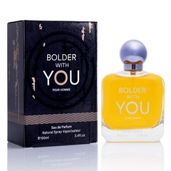 Bolder With You for Men Eau De Parfum Aromatic & 3.4 Fl Oz (Pack of 1)