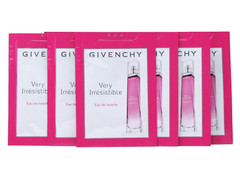 GIVENCHY VERY IRRESISTIBLE EDT x 25 SINGLE USE POUCH PERFUME SAMPLES