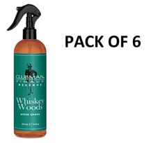 Clubman Whiskey Woods After Shave Spray 16 fl oz #43384 – PACK OF 6