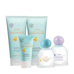 JAFRA TENDER MOMENTS BABY perfume set as you see in picture 5 PIECE set 2COLOGNE