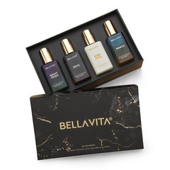 BELLAVITA Unisex Scents Long Lasting Perfume Gift Set for Unisex 4X20ml