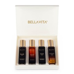 Luxury Perfume Gift Set by Bellavita for Men – 4 Pc Gift Set