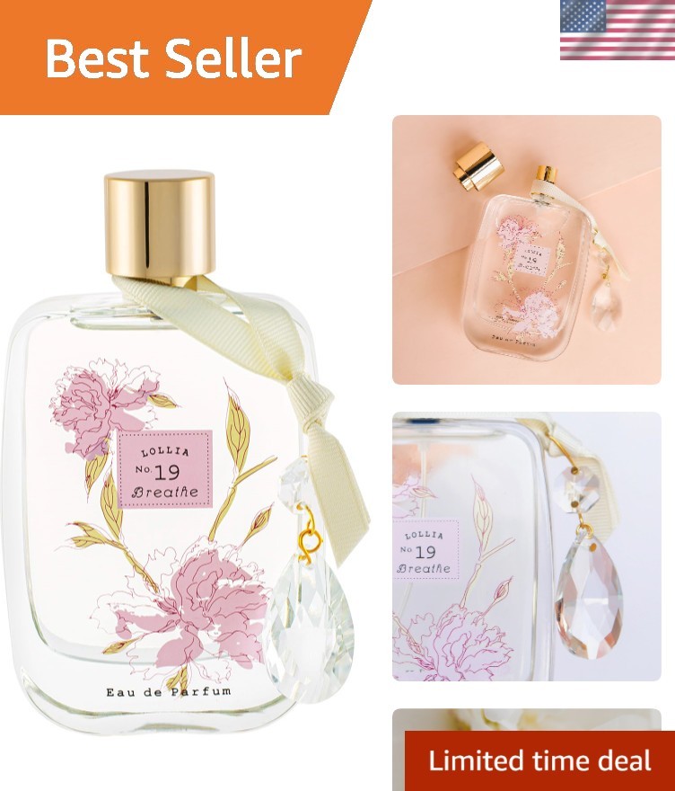 Long-Lasting Breathe Eau de Parfum, 3.4 oz – Elegant Spray for Daily Indulgence