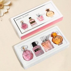 3/4Pc Perfume Gift Set Travel Fragrance Long Wear Scent for Men Women