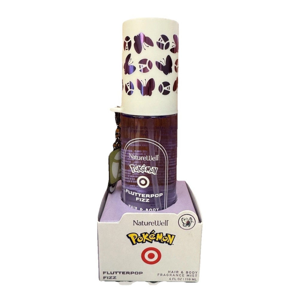 Naturwell Pokemon X Target Collab Flutterpop Fizz Hair And Body Fragrance Mist