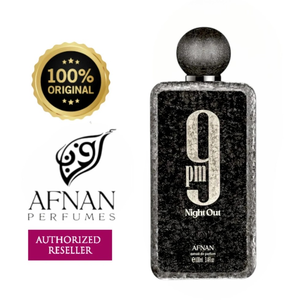 Afnan 9 PM Night Out Extrait de Parfum 100 ml New in Box – Shipping Now