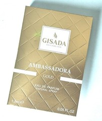 Gisada Switzerland Ambassadora Gold EDP 1.5ml Sample Spray RARE & NICHE