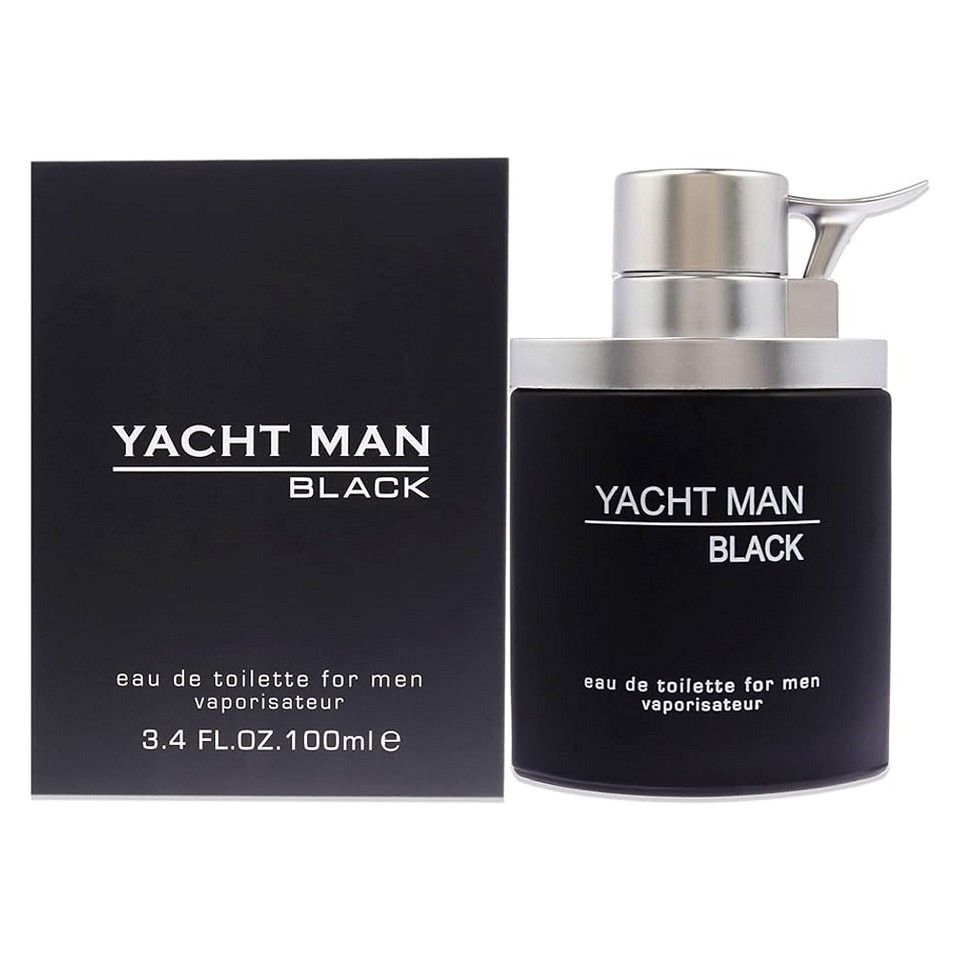 YACHT MAN BLACK by Myrurgia 3.4 oz/ 100 ml EDT For Men