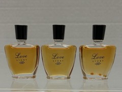 (3) Vtg Love Story Perfume ICF Inc. Dist. New York 0.33 fl oz Splash Fragrance
