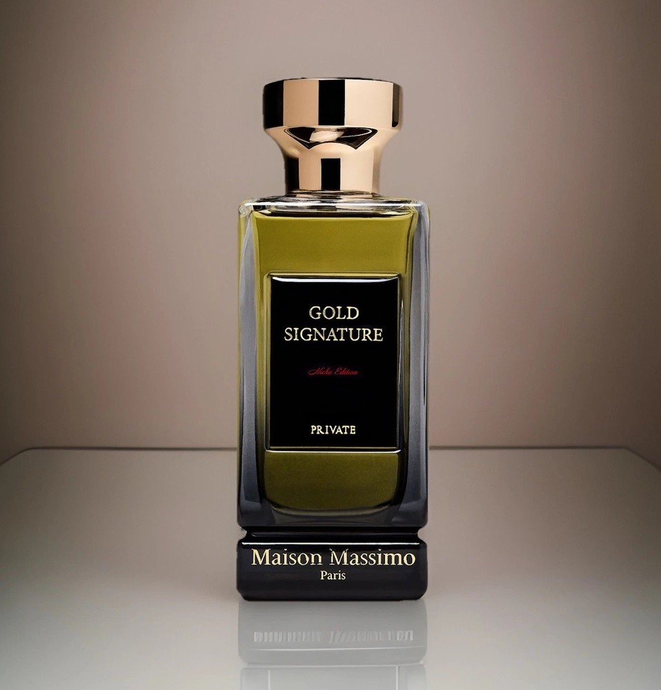 GOLD SIGNATURE Maison Massimo Paris Extrait de Parfum 100 ML Unisex 3.4oz Fl