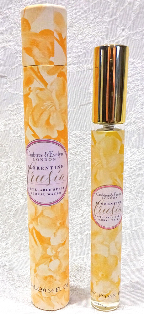 Crabtree & Evelyn FLORENTINE FREESIA Floral Water Perfume Spray .34 oz