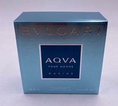 Bvlgari Aqva Pour Homme Marine Eau de Toilette Spray 3.4oz 100ml Men Perfume New