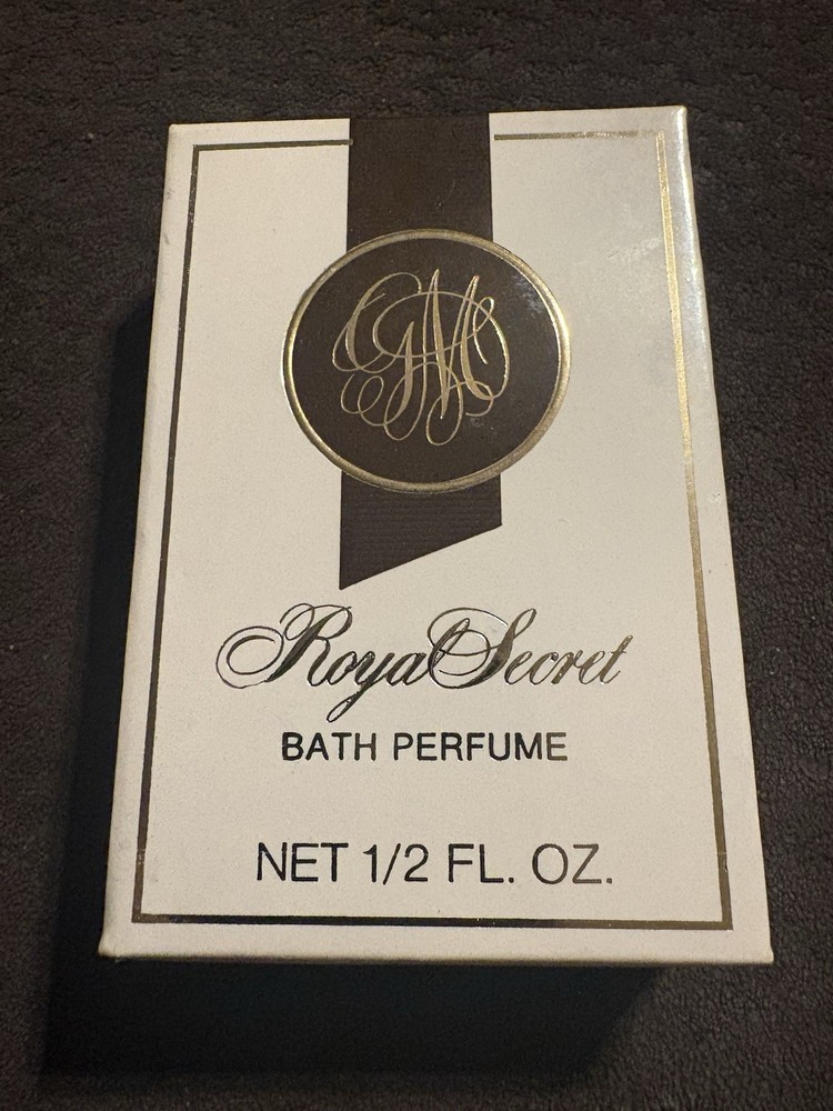 Vintage NET 1/2 FL. OZ. Germaine Monteil Royal Secret Bath Perfume. NEW SEALED!