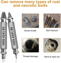 Valentine’s Gift: 6-Piece Damaged Screw Extractor Set for Effortless Repairs