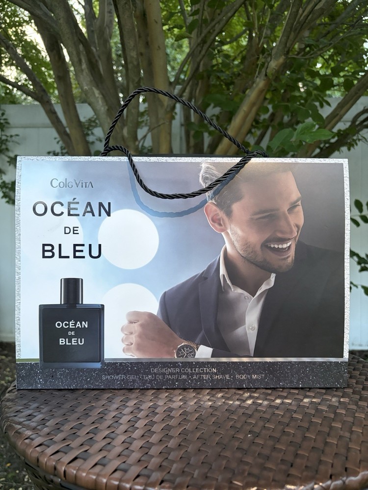 Blue De Ocean Parfum Four Piece Gift Set 3.4