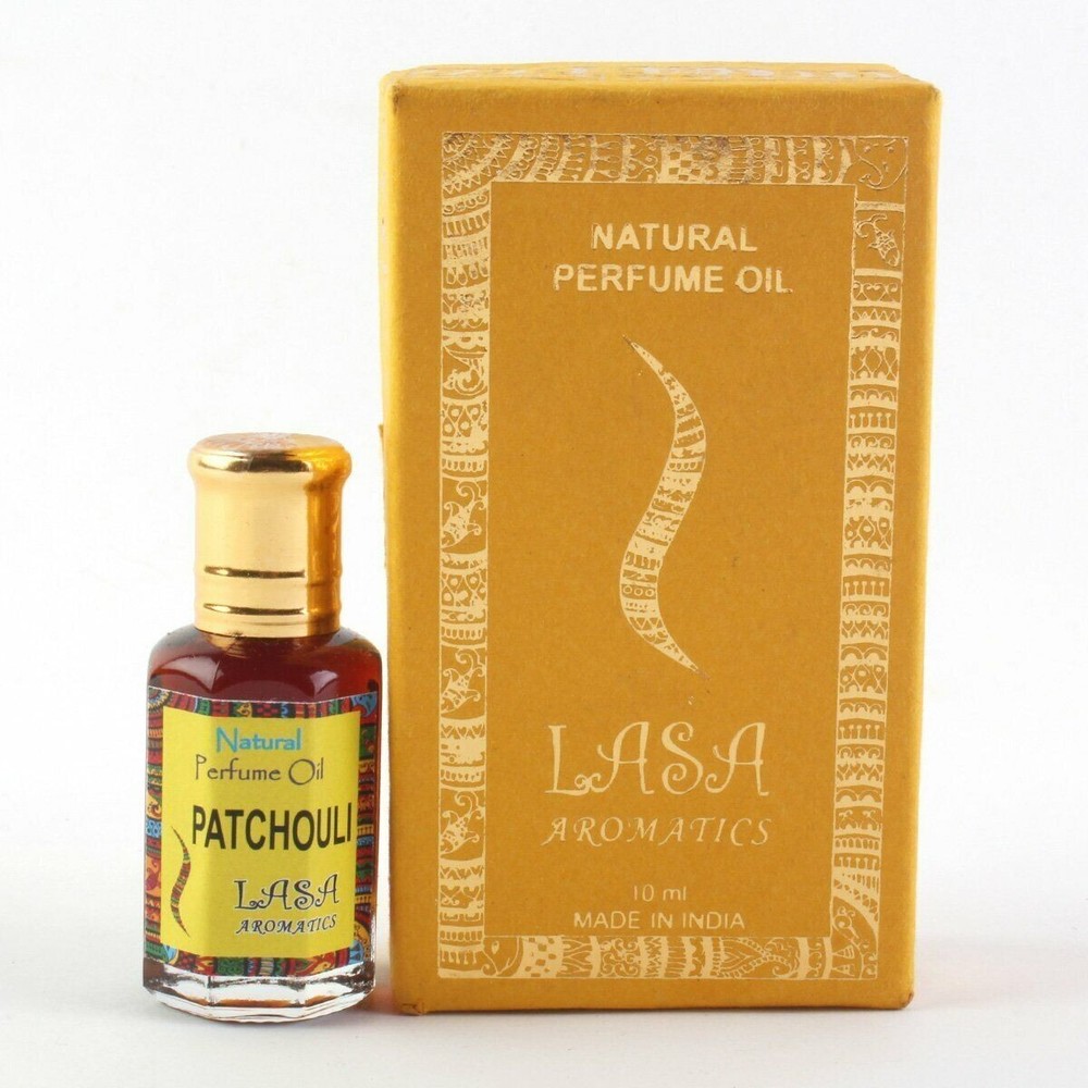 Lasa Aromatics Natural Perfume Oil Patchouli Long Lasting Unisex Fragrance 10 ML