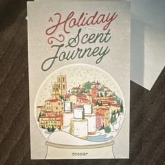 Dossier A Holiday Scent Journey Eau de Parfum Spray Sample Set 12 x 0.17 fl oz