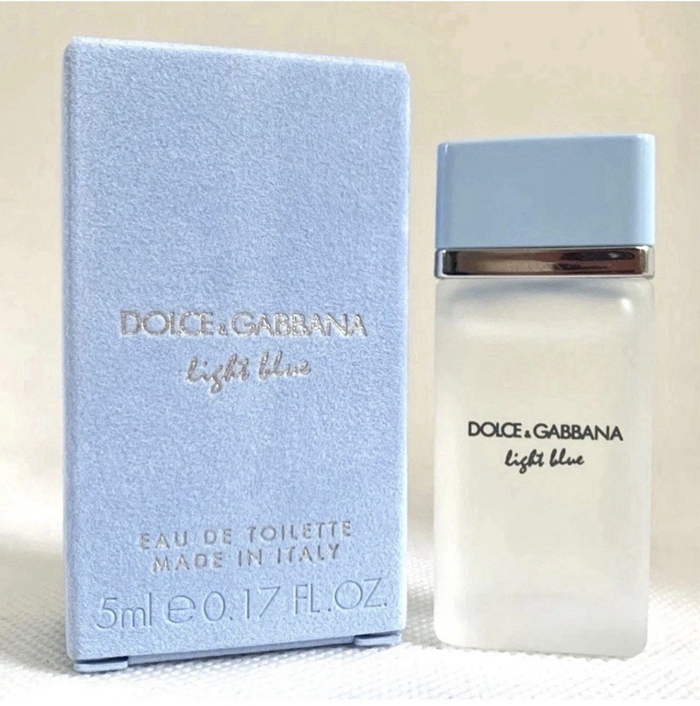 Dolce & Gabbana LIGHT BLUE Women’s Perfume EDT Mini Splash 5ml .17 oz NEW In Box