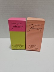 ESTEE LAUDER PLEASURES Eau de Parfum .14 fl oz NEW IN BOX x2 Set