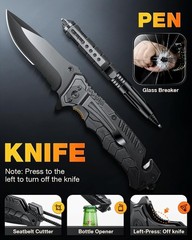 Unique Birthday Gift 21 in 1 Survival Kit for Men Waterproof Camping Accessories