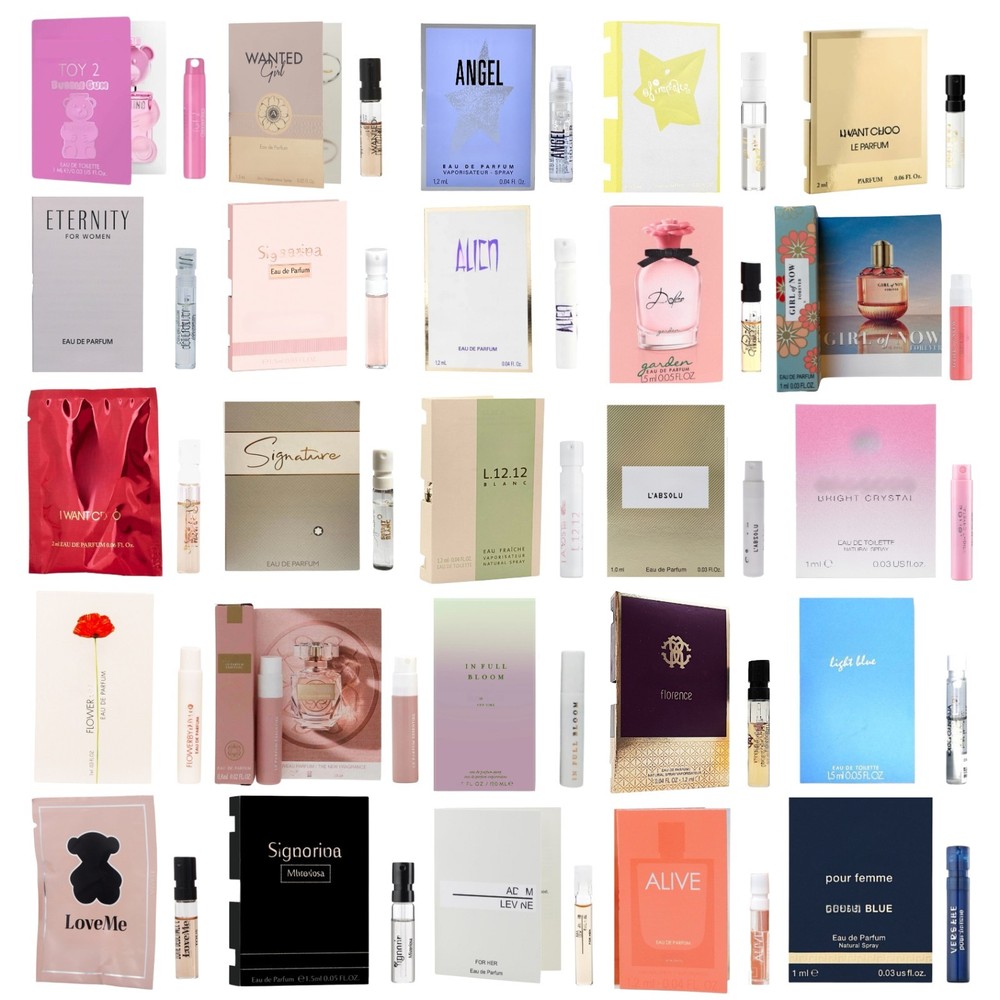 Perfume Sampler Set for Women – 12 Designer Fragrance Brands