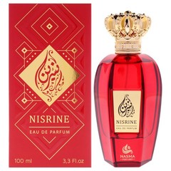Nasma Nisrine EDP for Women, Fruity Floral Fragrance with Soft 3.3 oz Spray