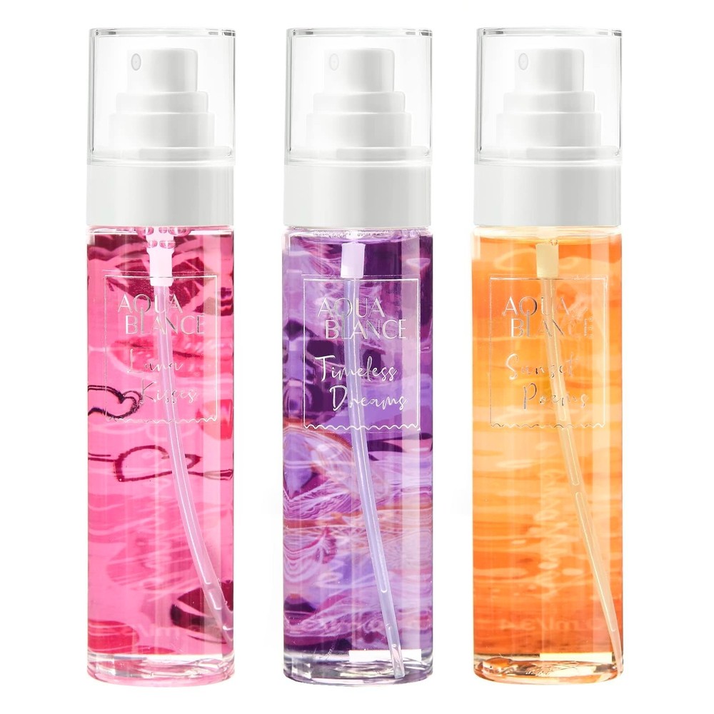 Women’s Body Spray Gift Set – 3 Pack Fragrance Mist, 3.4 Fl Oz Each, Total 10.2