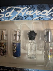 Ed Hardy Miniature 4pc Set x 0.25 oz 7.5ml EDT Men NEW in box