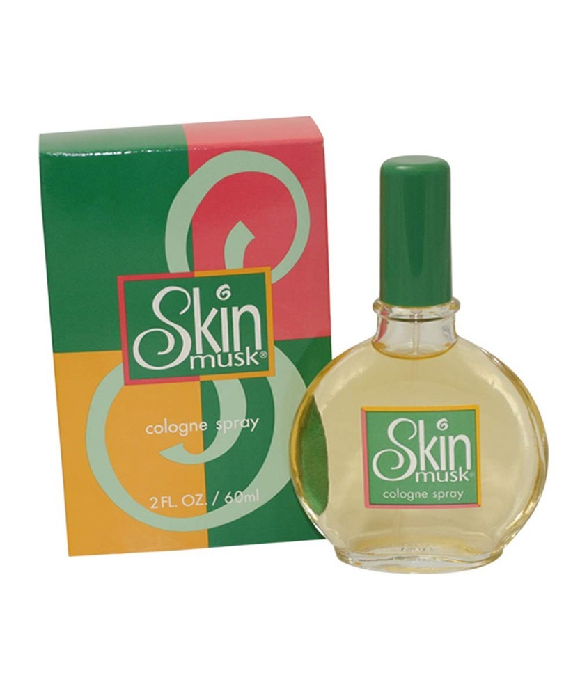 Skin Musk By Parfurms de Coeur For Women. Cologne 2 Fl Oz (Pack of 1), clear