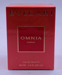 Omnia Coral by Bvlgari Women Eau de Toilette Spray Perfume 3.4 oz 100 ml New
