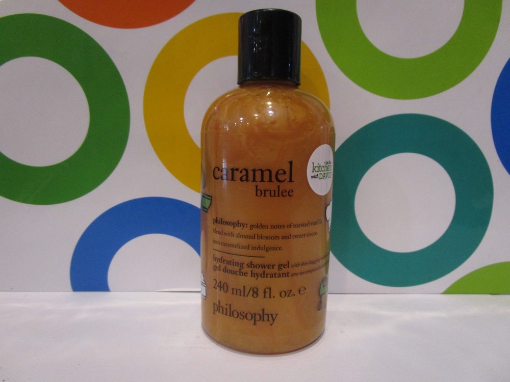 PHILOSOPHY ~ CARAMEL BRULEE HYDRATING SHOWER GEL ~ 8 OZ