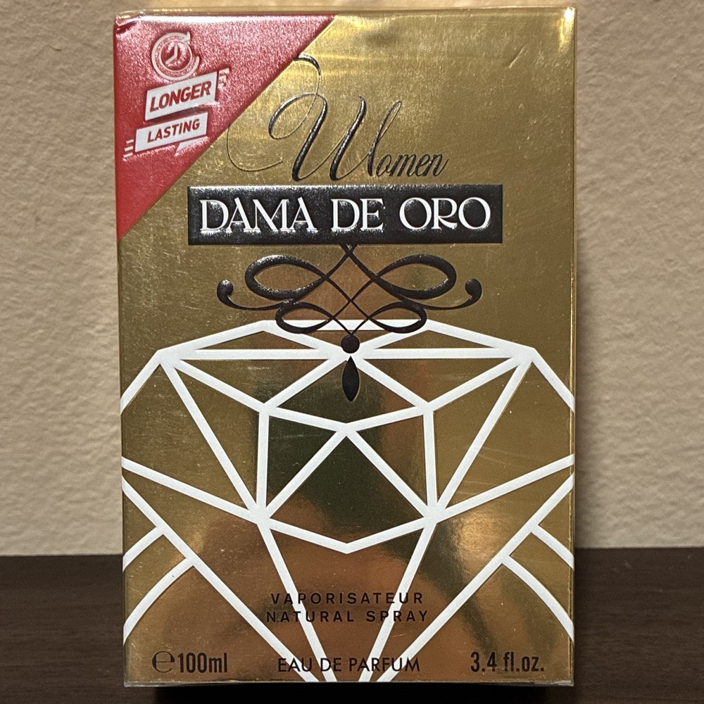 Dama De Oro Women Eau de Parfum Spray 3.4 fl oz Regular Size Longer Lasting
