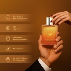 BellaVita Luxury Honey Oud Eau de Parfum (3.4 fl. oz.) | Patchouli, Vanilla,.